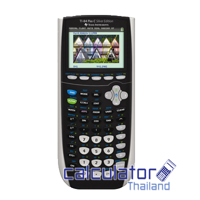 เครื่องคิดเลขรุ่น TI 84 Plus C Silver Edition