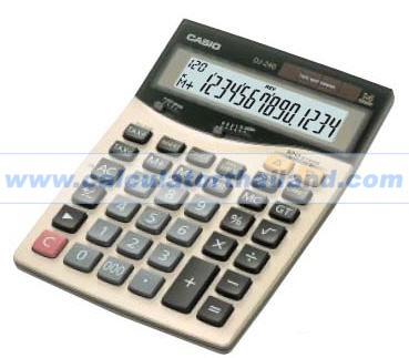 เครื่องคิดเลข คาสิโอ / Casio รุ่น DJ-240