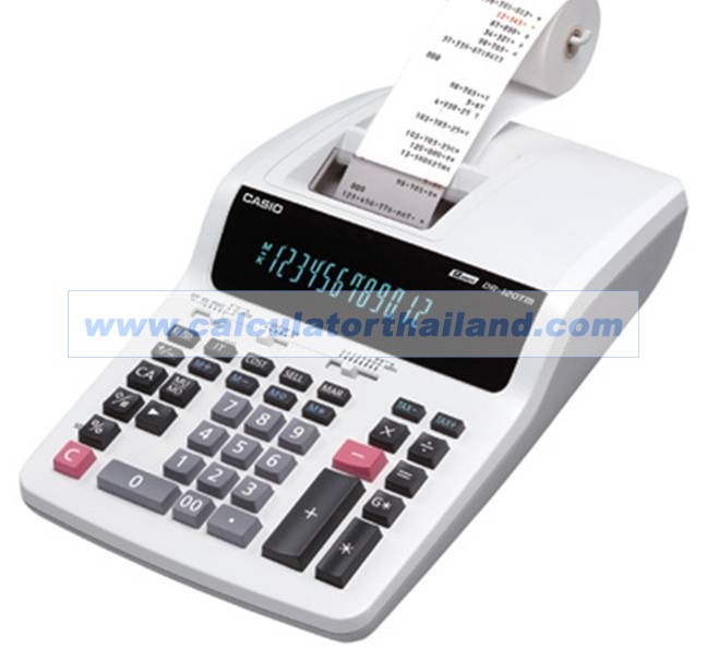 เครื่องคิดเลข คาสิโอ / Casio รุ่น DR-120TM